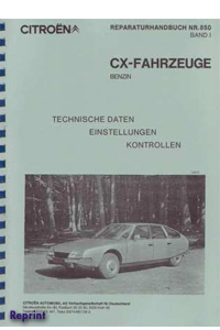 CX Reparaturhandbuch Band 1